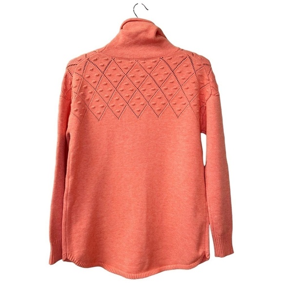 Carve Designs Rockvale Deux Sweater Tunic Grapefuit Heather Size S - Picture 5 of 11